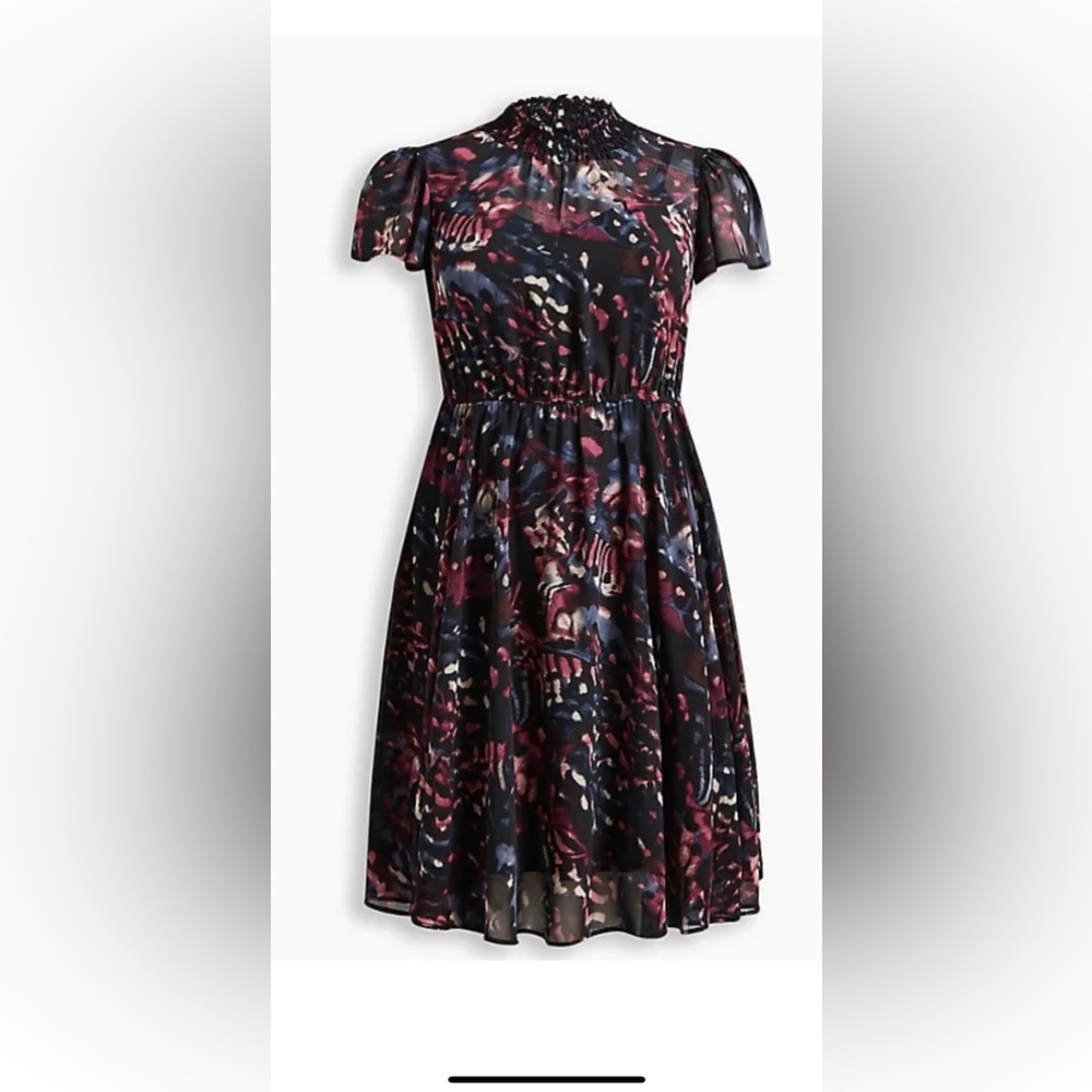 NWT Torrid Mini Chiffon Smocked Dress BNWT!!!